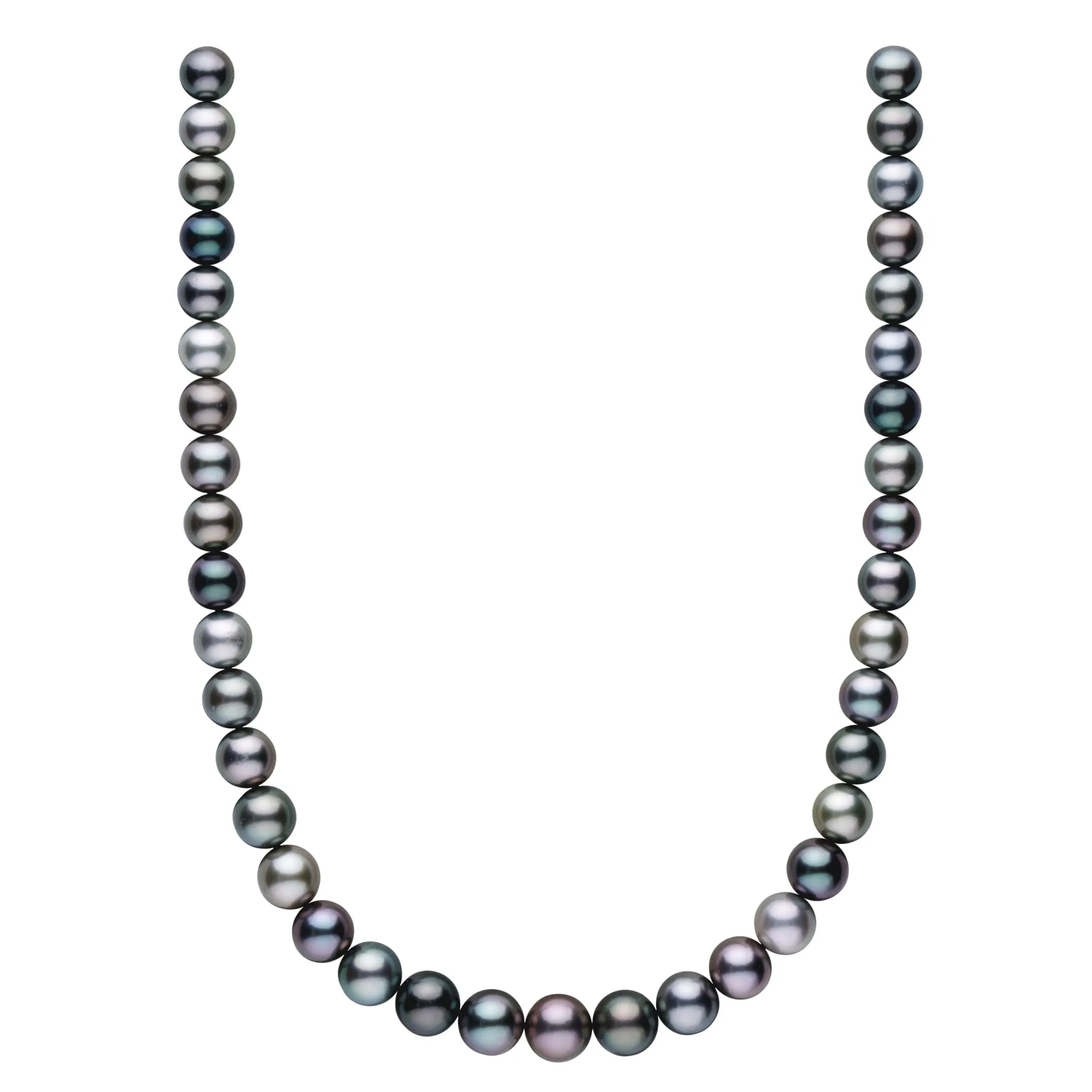 10.0-12.2 mm AAA Tahitian Round Pearl Necklace