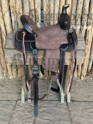 12" Sheridan Youth Ranch Saddle Chocolate