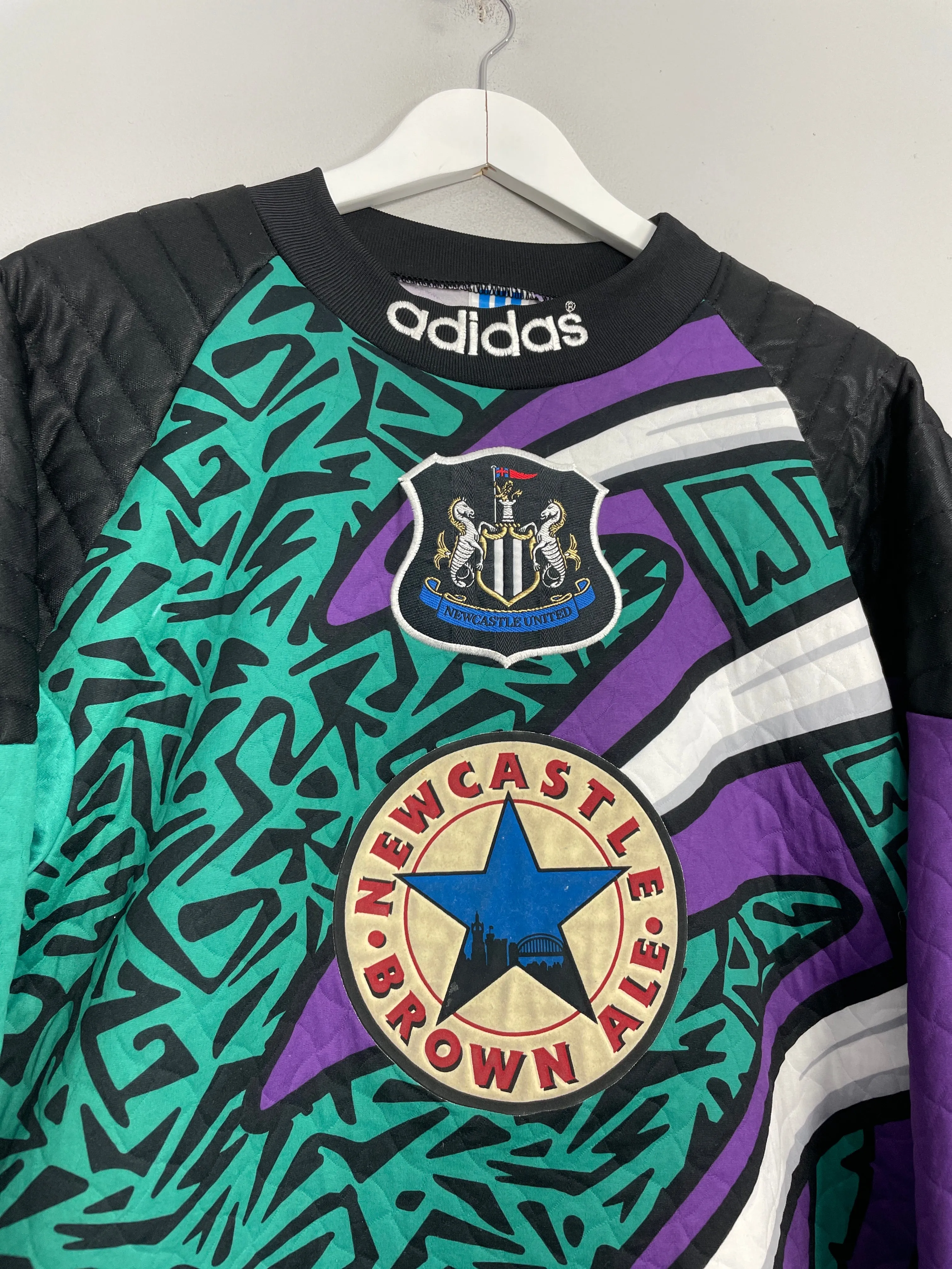 1995/96 NEWCASTLE GK SHIRT (S) ADIDAS