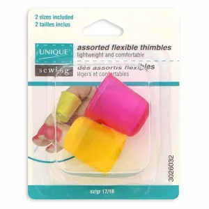 2 flexible thimbles by Unique