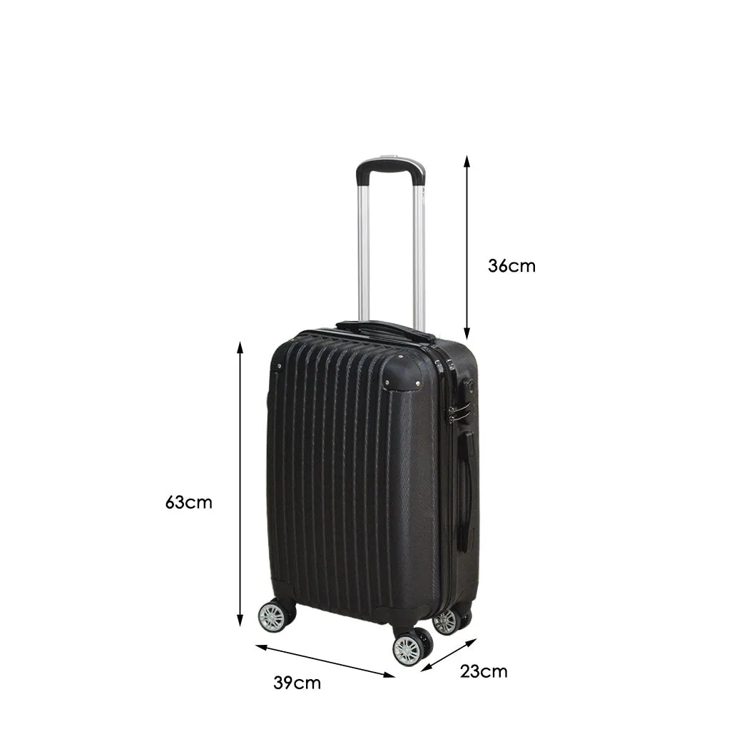 24" Luggage Suitcase Code - Black