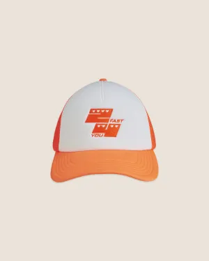 2FAST 4YOU TRUCKER HAT ORANGE