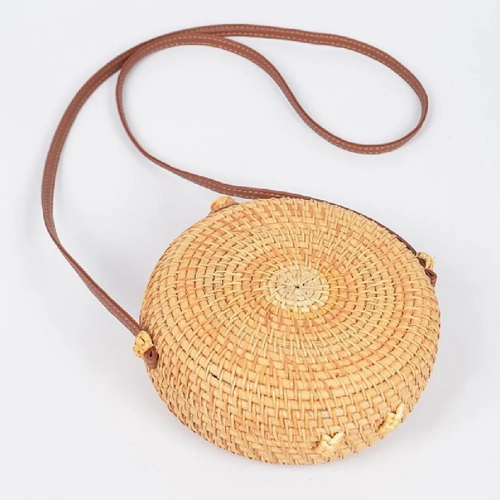 A Little Bit Of Sunshine Round Crossbody Bag