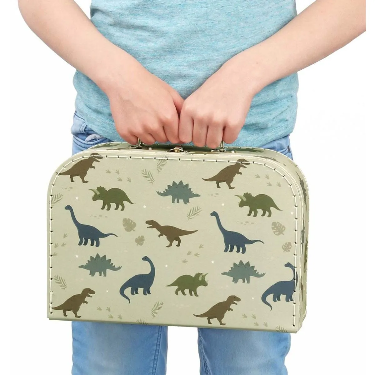 A Little Lovely Company Suitcase Set: Dinosaurs