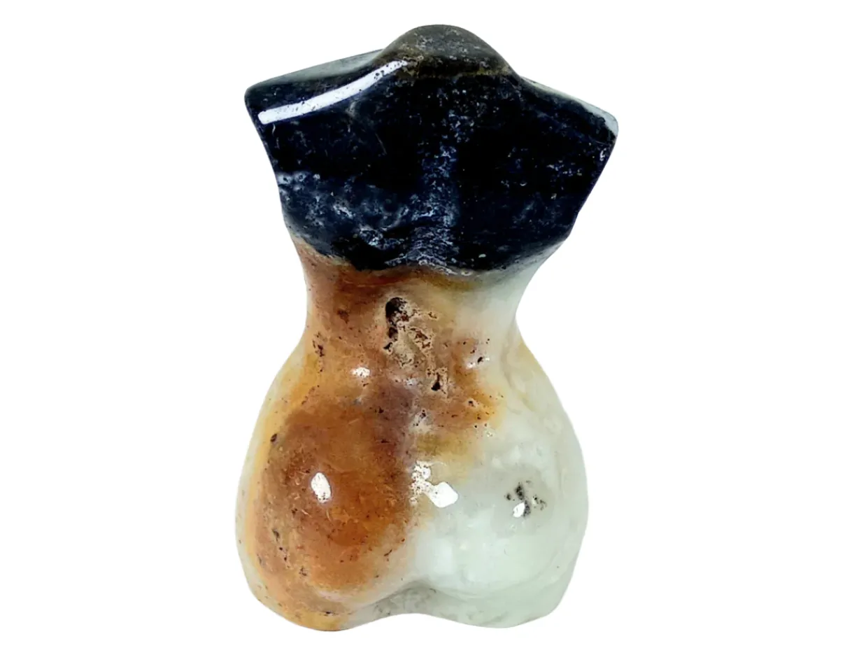 Agate Crystal Lady Body Carving