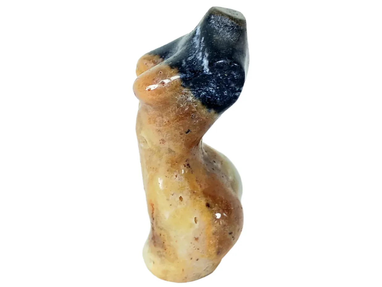 Agate Crystal Lady Body Carving