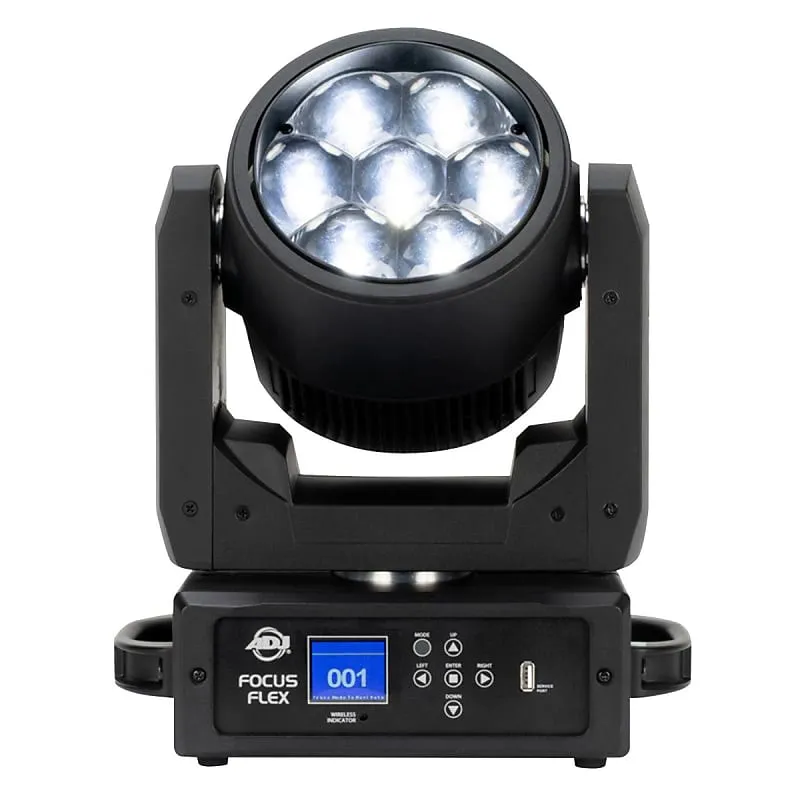 American DJ FOCUS-FLEX Moving Head RGBW LED Pixel Wash Light with Effects American DJ American DJ FOCUS-FLEX Moving Head RGBW LED Pixel Wash Light with Effects