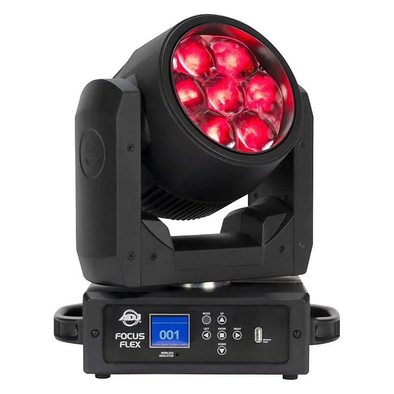 American DJ FOCUS-FLEX Moving Head RGBW LED Pixel Wash Light with Effects American DJ American DJ FOCUS-FLEX Moving Head RGBW LED Pixel Wash Light with Effects