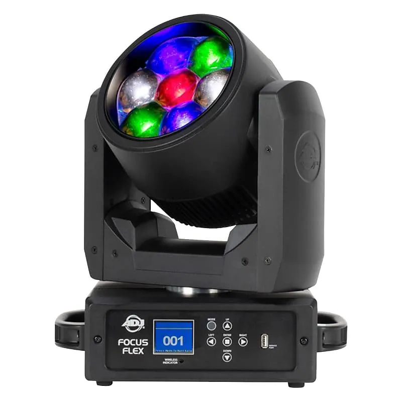 American DJ FOCUS-FLEX Moving Head RGBW LED Pixel Wash Light with Effects American DJ American DJ FOCUS-FLEX Moving Head RGBW LED Pixel Wash Light with Effects