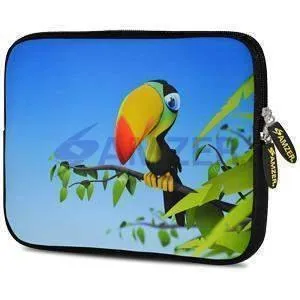 Amzer 7.75 Inch Neoprene iPad/Tablet Sleeve - Toucan World