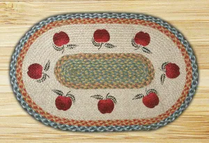 Apples Oval Patch Rug