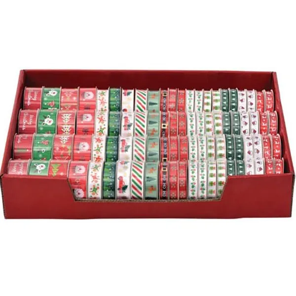 Assorted Christmas Festive Mix Ribbon - 2m