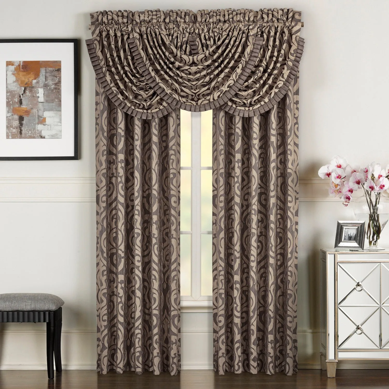 Astoria Window Waterfall Valance