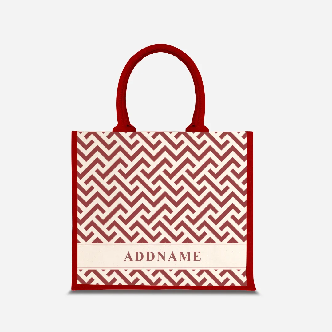 AUFBAU Series - Rouge Jute Bags