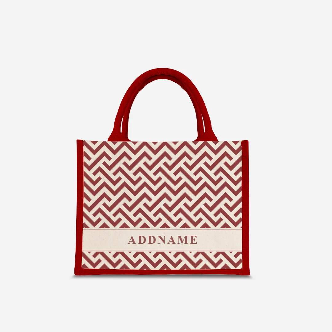 AUFBAU Series - Rouge Jute Bags