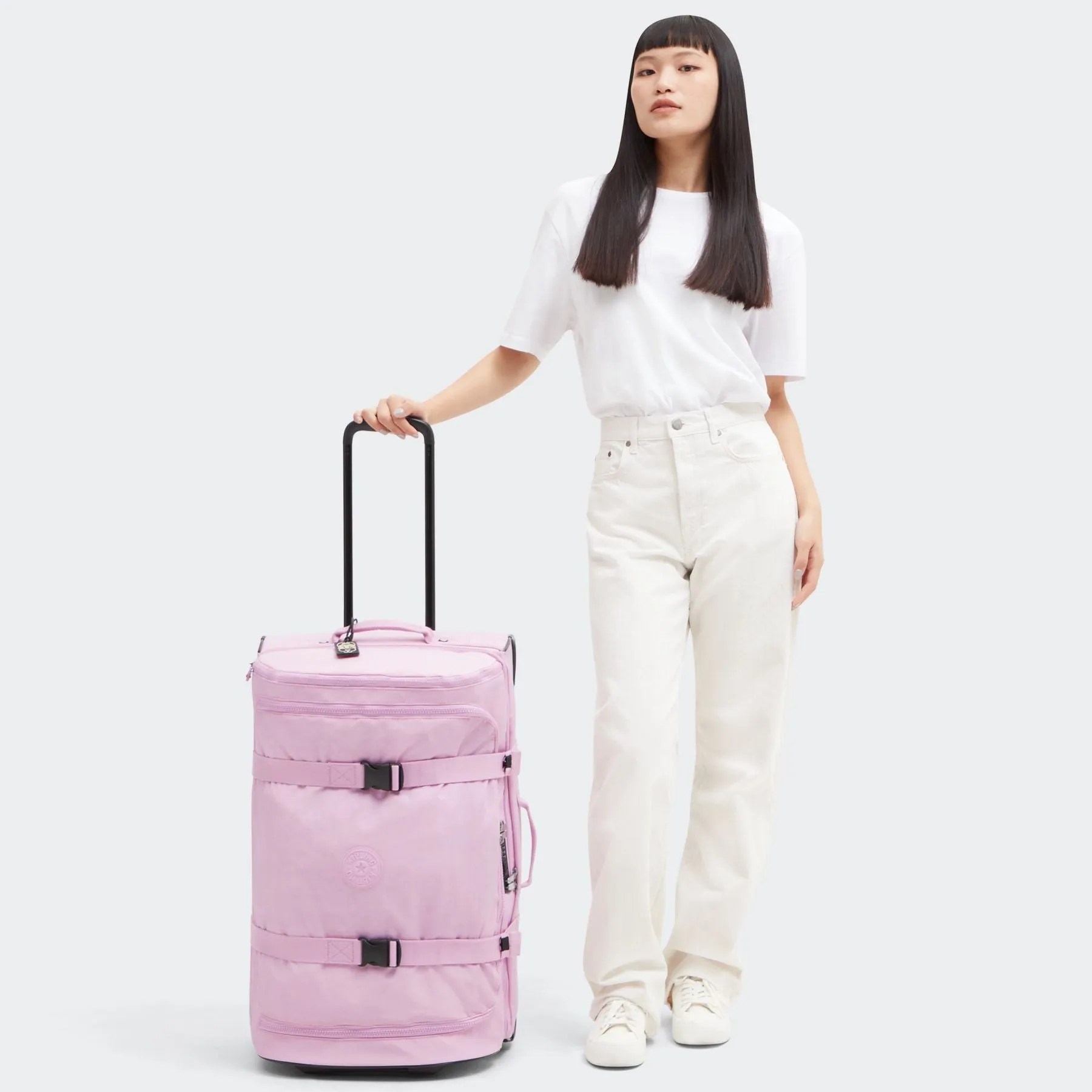 AVIANA Medium Wheeled Suitcase - Blooming Pink