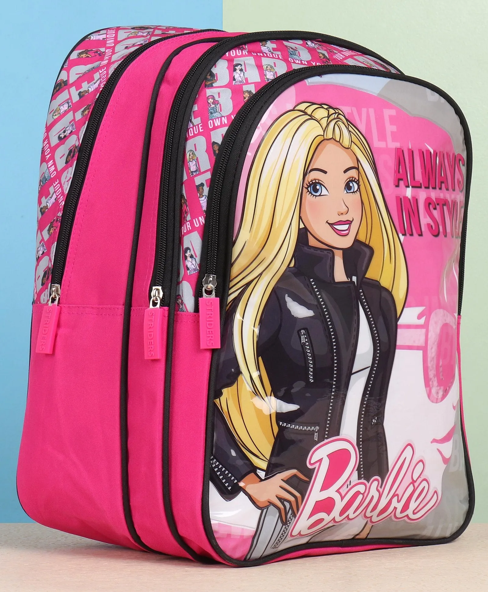 Barbie Always In Style School Bag Pink - 16 Inches