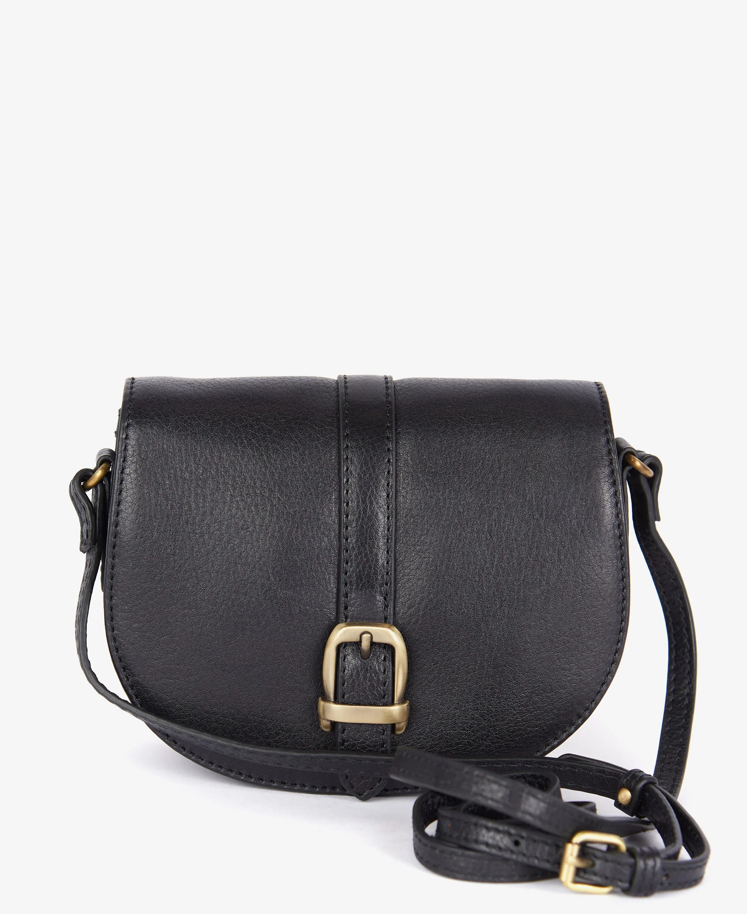 Barbour Laire Leather Saddle Bag