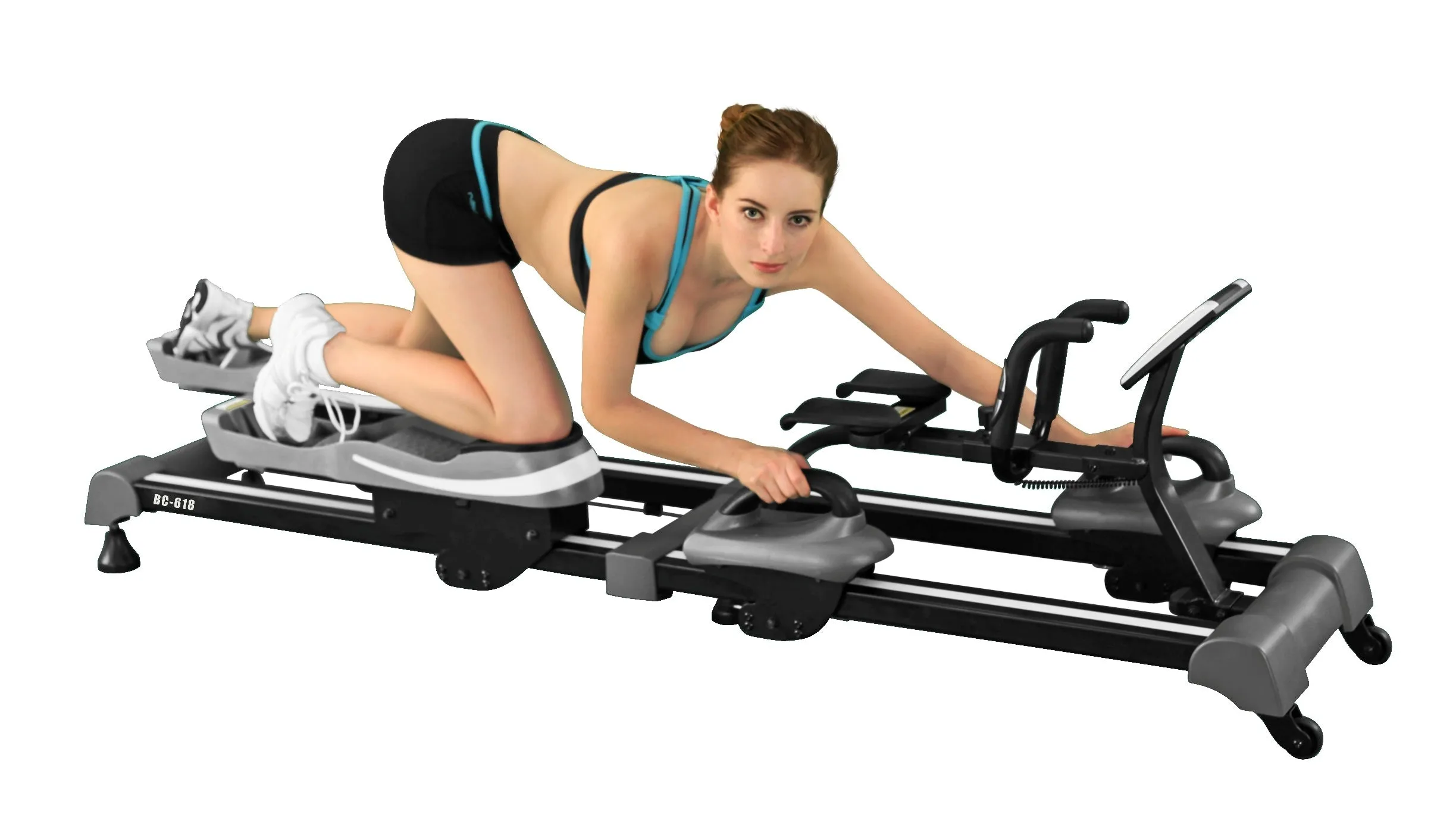 BC-618 - Back2Crawl Professional Series Bear Crawl Horizontal Exercise Machine, Black