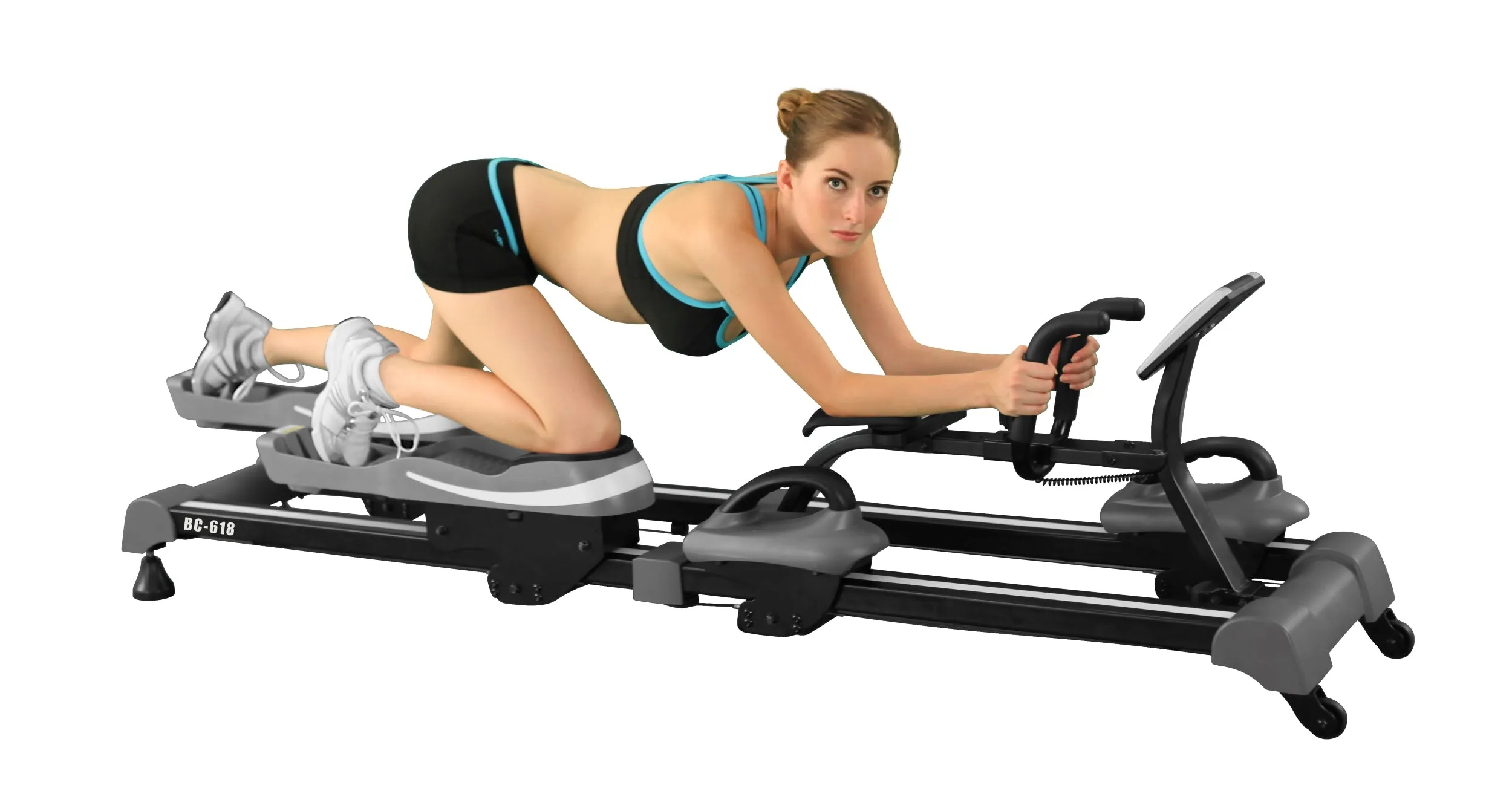 BC-618 - Back2Crawl Professional Series Bear Crawl Horizontal Exercise Machine, Black