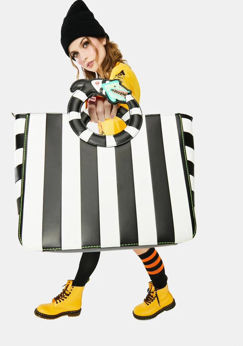 Beetlejuice Sandworm Handle Crossbody Bag