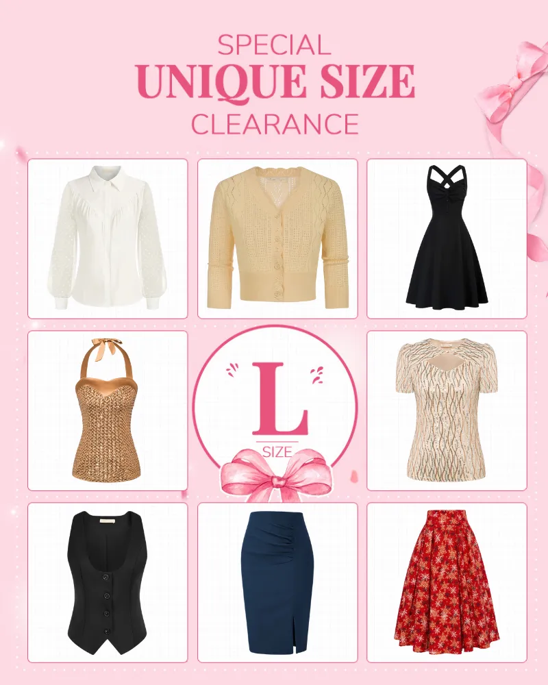 BellePoque's Unique Size Clearance-Large Size ($110 GET 10PCS-CODE:US5)