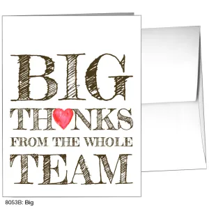 Big, Greeting Card (8053B)