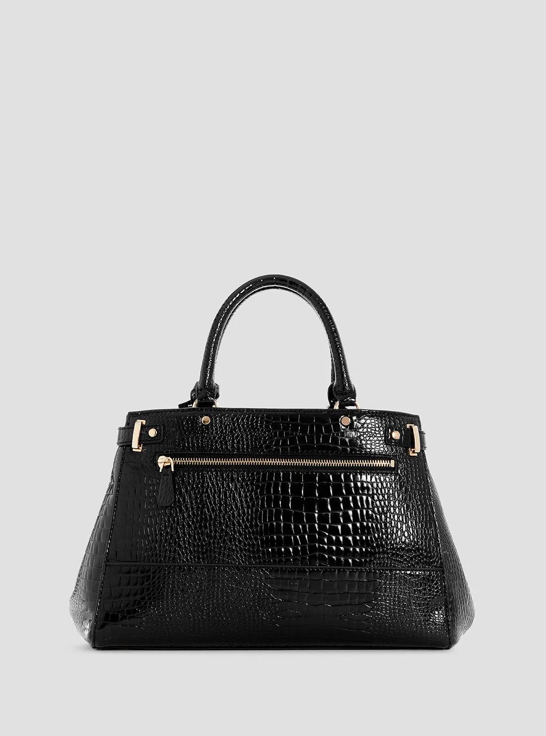 Black Silvye Luxury Satchel Bag