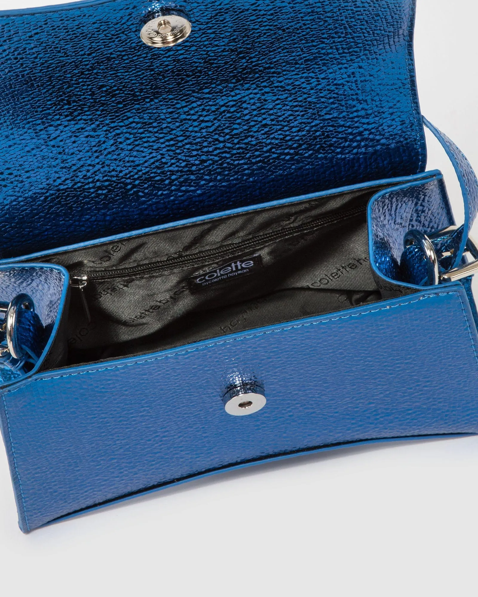 Blue Bonnie Top Handle Bag