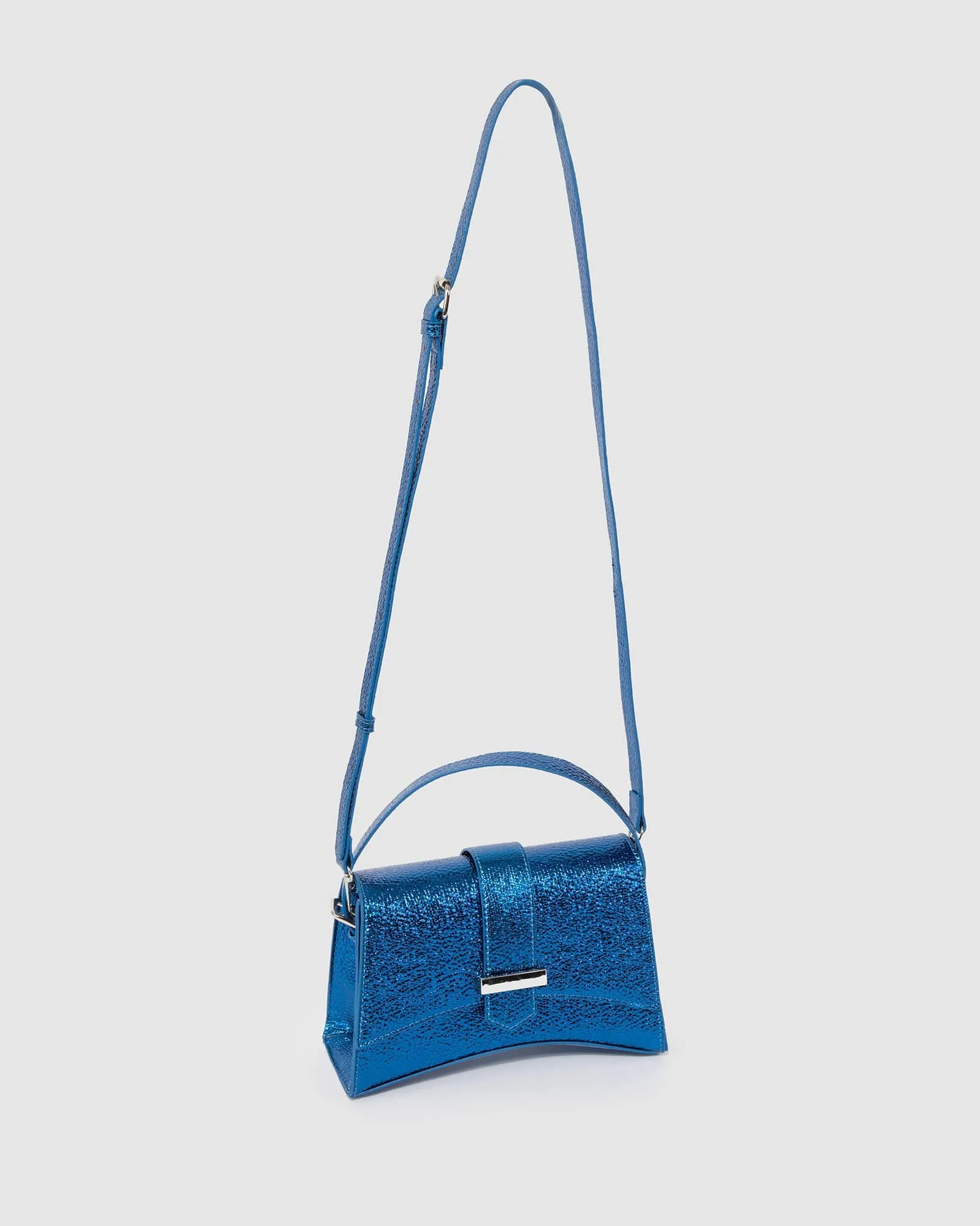 Blue Bonnie Top Handle Bag