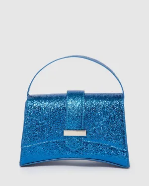 Blue Bonnie Top Handle Bag