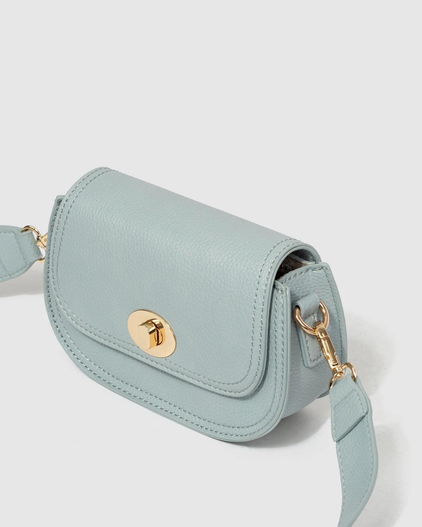 Blue Kalani Saddle Crossbody Bag