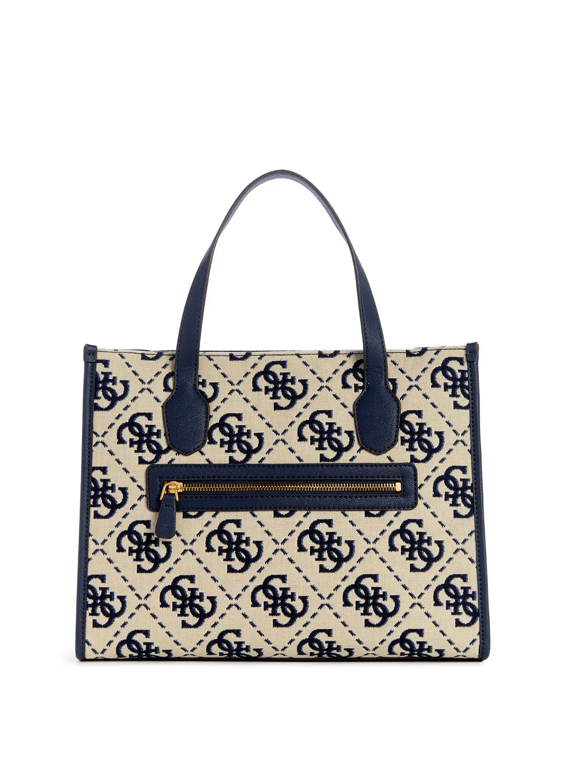 Blue Logo Izzy Compartment Tote Bag