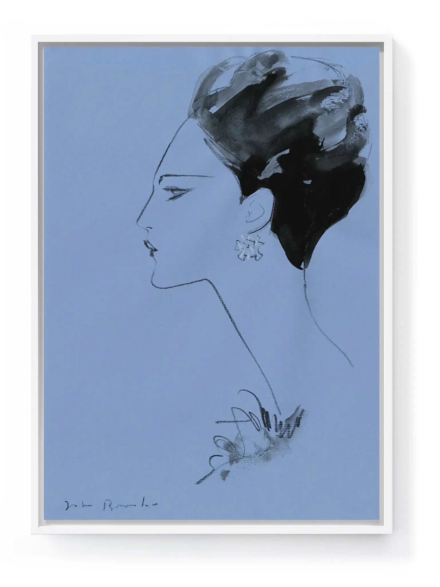 Blue Profile, Dovima