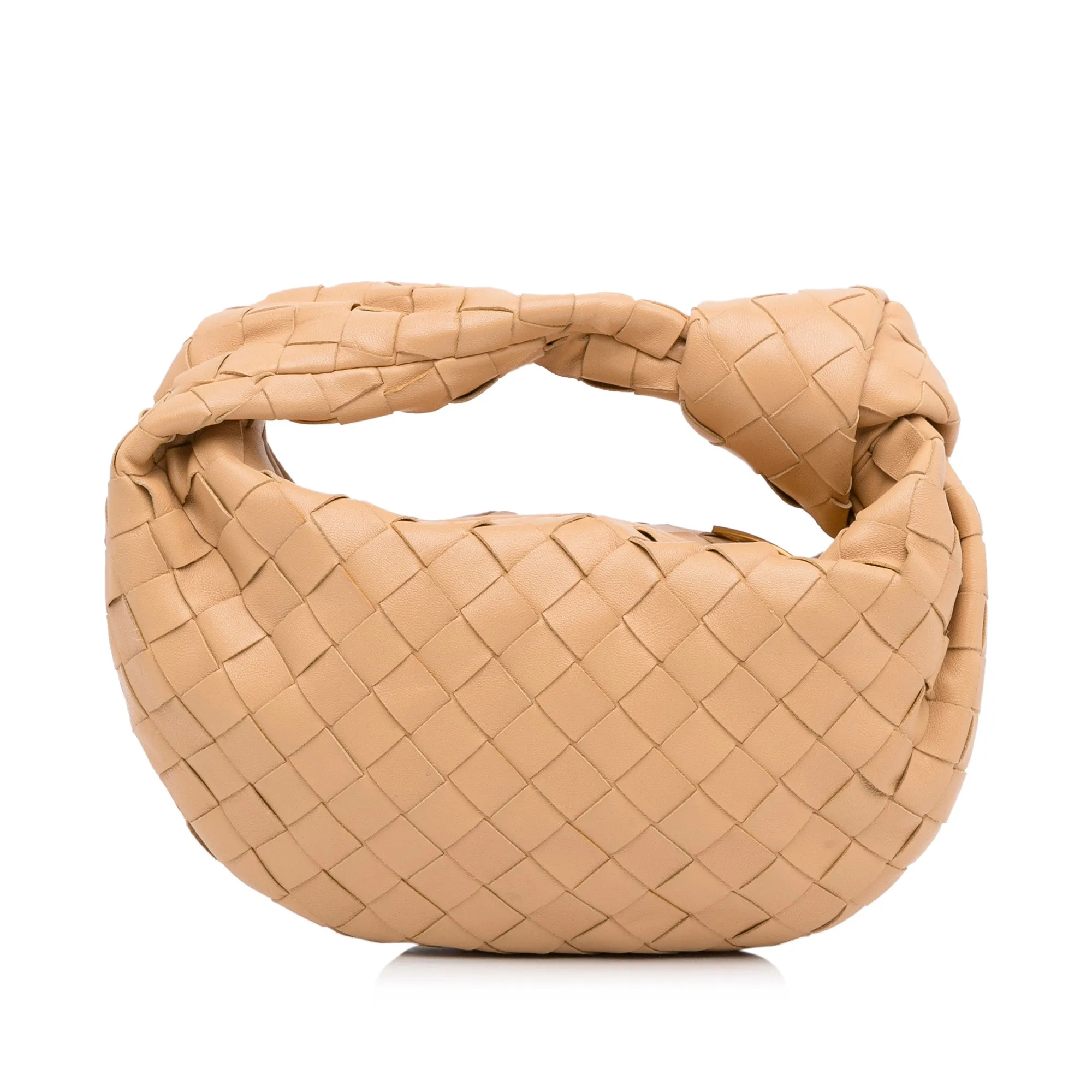 Bottega Veneta Jodie Mini Beige Intrecciato