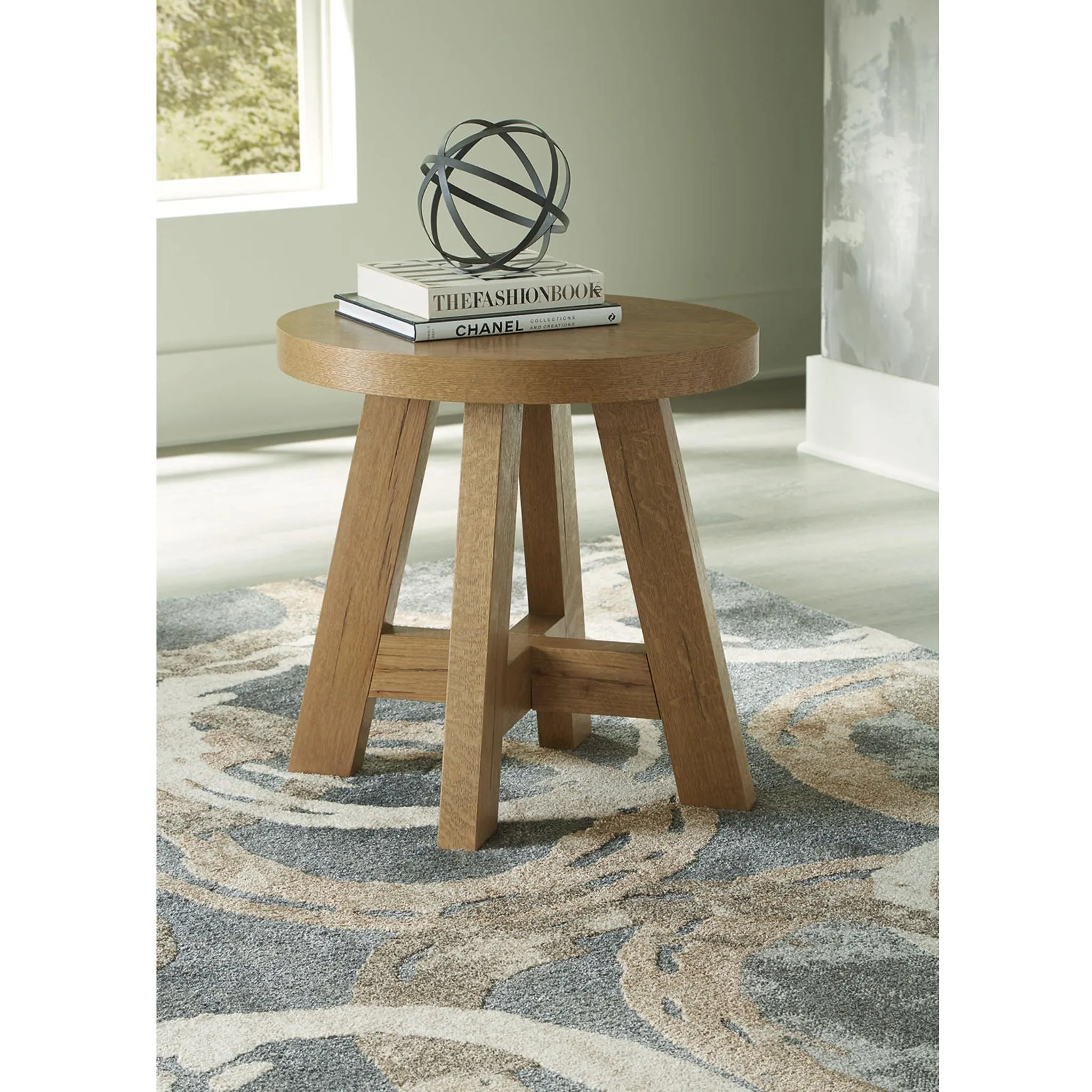 Brinstead End Table - Light Brown