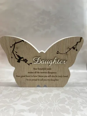 Butterfly Plaque Daughter