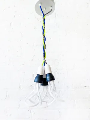 Chandelier Hanging Light DIY Custom Request Lighting Design Guide Color Cord Textile