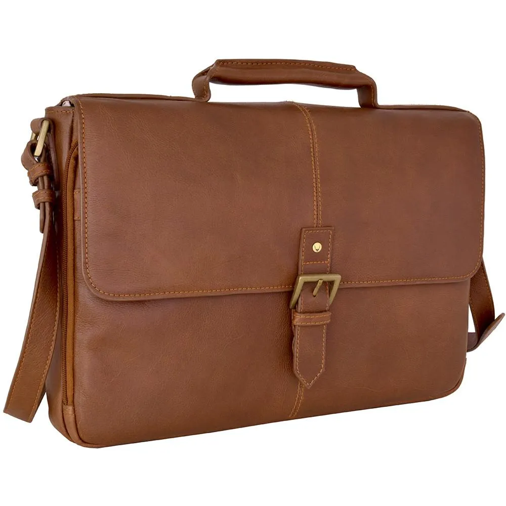 Charles 15" Laptop Compatible Leather Briefcase