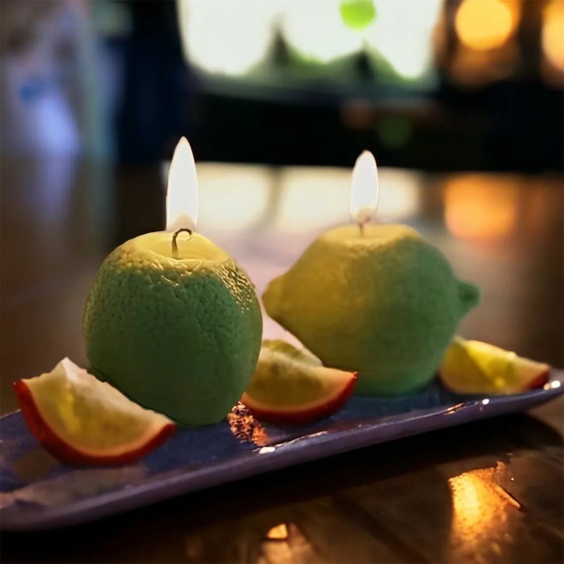 Chić & Unique Lemon & Lime Candles