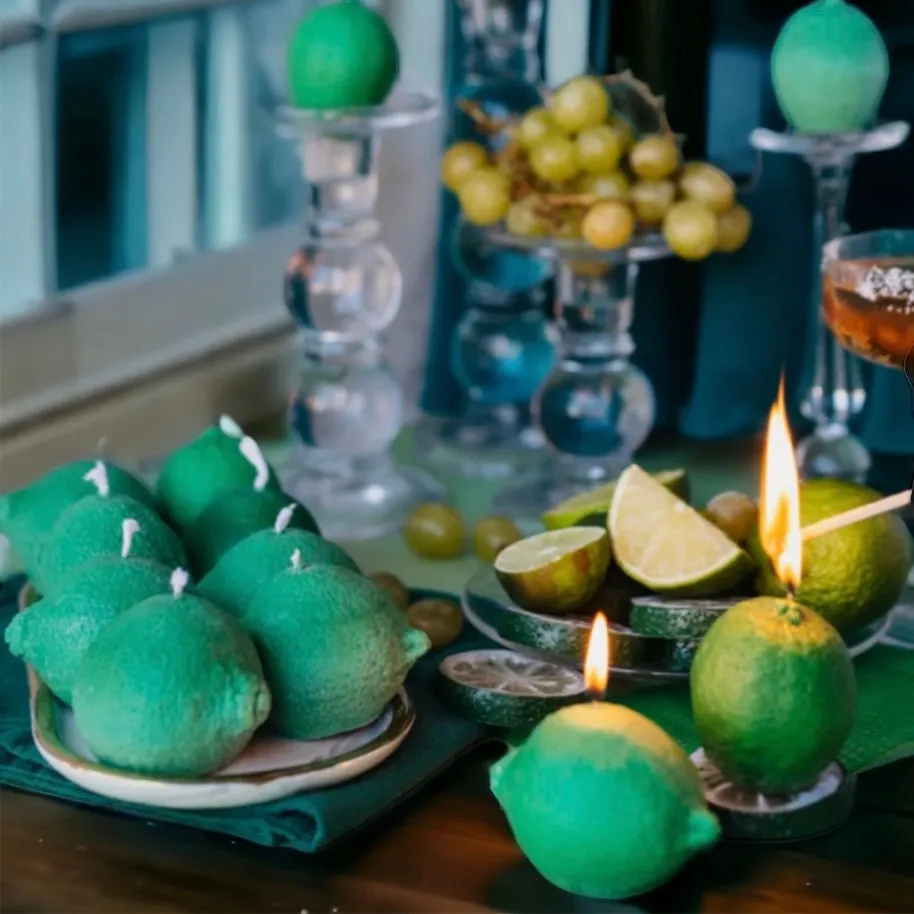 Chić & Unique Lemon & Lime Candles