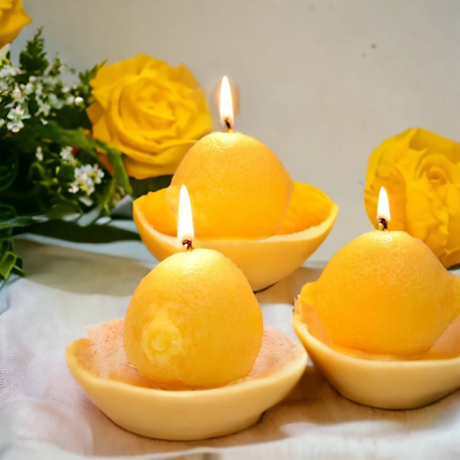 Chić & Unique Lemon & Lime Candles