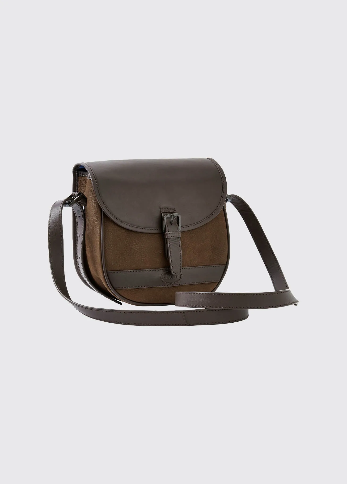 Clara Leather Saddle Bag - Walnut