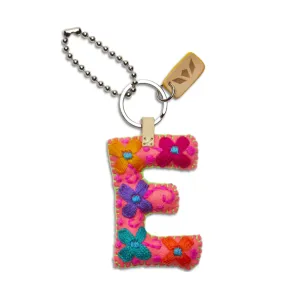 Consuela Pink Felt "E" Charm