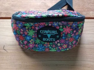 Country Flower Boho Saddle Clutch Saddle Bag