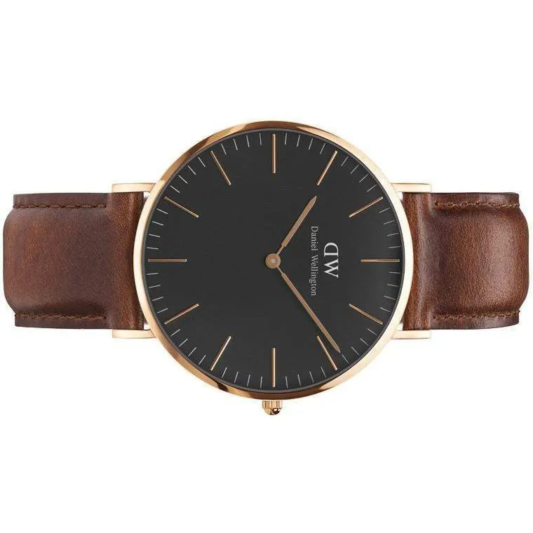 Daniel Wellington Classic Black RG St Mawes 40mm