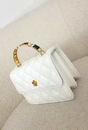 Do Better White Top Handle Crossbody Bag