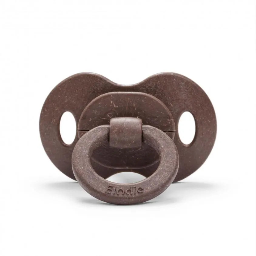 Elodie Details Fopspeen Bamboe Rubber | Chocolate