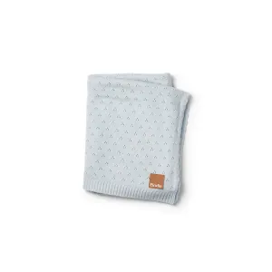 Elodie Details Pointelle Blanket - Bermuda Blue