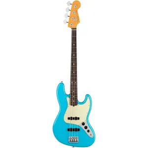 Fender American Professional II Jazz Bass, Rosewood Fingerboard- Miami Blue